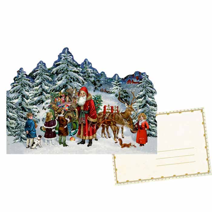 Joulukalenteri Mini Joulupukki ja lapset