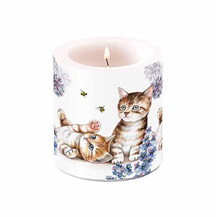 Kynttilä Kissat ja mehiläiset 10 cm