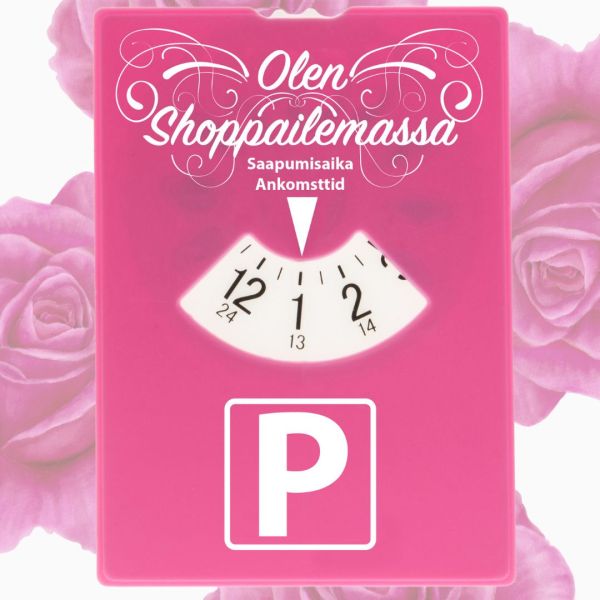 Parkkikiekko Olen shoppailemassa