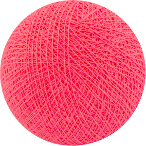 Cotton Ball pallo kirkas korallinpunainen