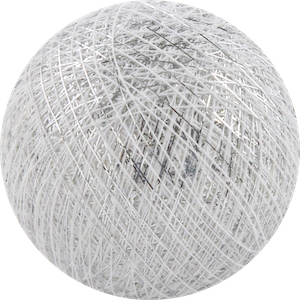 Cotton Ball pallo hopea valkoinen