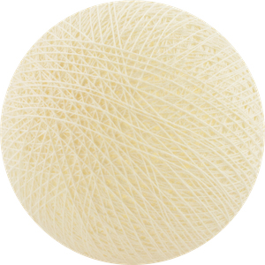 Cotton Ball pallo luonnonvalkoinen 8 cm
